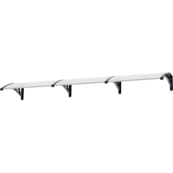 Tettoia Yakimz Tettoia Per Porta Tettoia Per Porta D'ingresso Tettoia Per Veranda (100X300Cm)-image