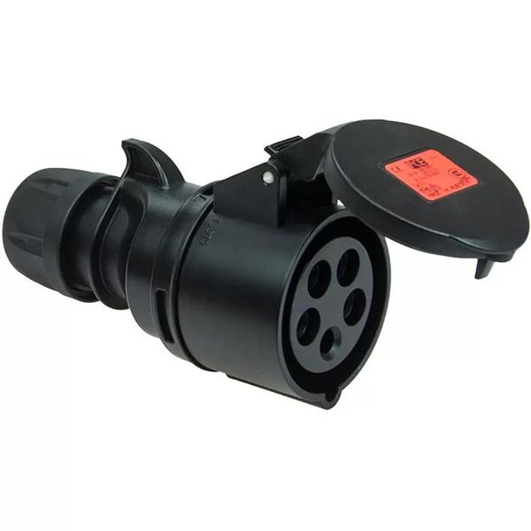 Accoppiamento Abl Cee Nero, IP44, 16A, 3 Poli, 230V, 6H, Blu K31S20B-image