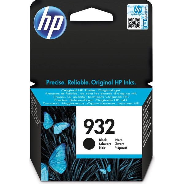 Hp 932 Black Original Ink Cartridge Cartuccia D'inchiostro 1 Pz Resa Standard-image
