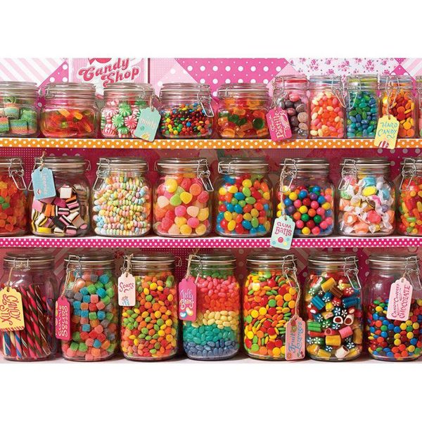 Cobble Hill Famiglia Puzzle Sü ß Igkeitenregal 350 Pezzi-image