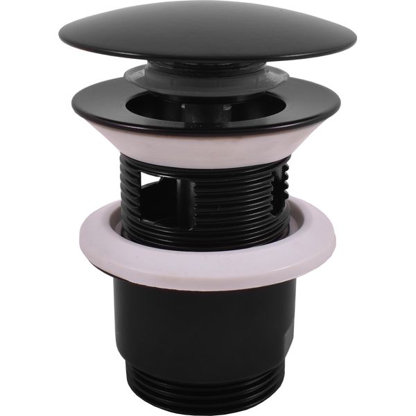 Scarico Per Lavabo CLICK-CLACK 5/4", Nero - Opaco MD0784CMAT, Rav SlezáK"-image