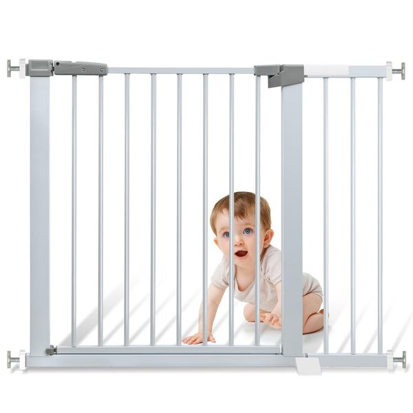 Cancelletto Di Sicurezza Per Porta 97-104Cm Cancelletto Di Sicurezza Per Porta Cancelletto Di Sicurezza Senza Foratura Per Cani Gatti Cancelletto Di Sicurezza Per Scale-image
