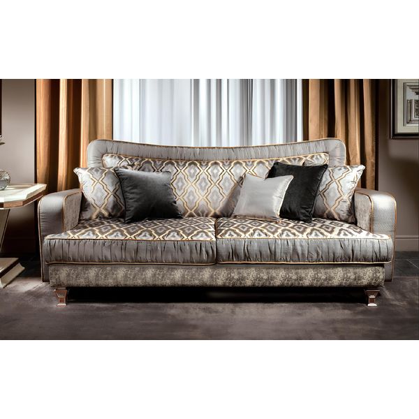 Design Divano Divano Tappezzeria Divani Divani Set 3 Posti Arredoclassic-image