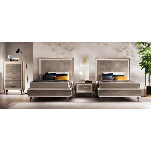 Mobili Italiani Di Design Per La Camera Da Letto Comodini Letto Set 3 Pezzi Letti-image