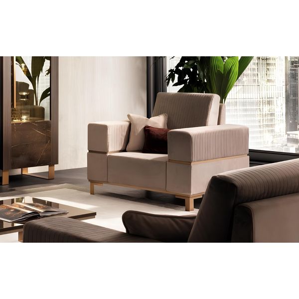 Design Poltrona Sedia Divano 1 Posto Television Lounge Chaise Sofa Arredoclassic-image