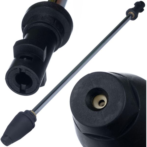 Rosfix Ugello Rotante Turbo Nozzle – Compatibile Con Idropulitrici KäRcher K2 – K7 | 545 Mm | 150 Bar | Attacco A Baionetta-image