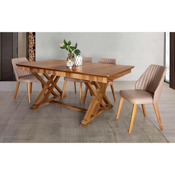 Sala Da Pranzo Tavolo Da Pranzo Tavolo Arredamento Tavoli Stile Italiano Mobili Legno-image