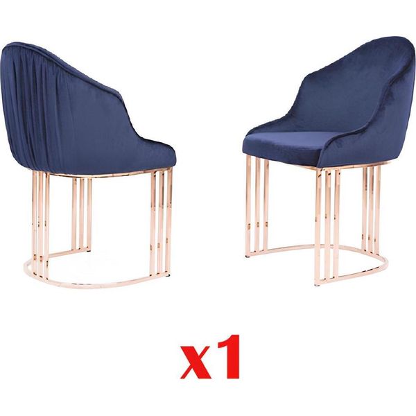 Sala Da Pranzo 1X Sedia Sedie Imbottitura Tessile Poltrona Moderna Di Design Lusso-image