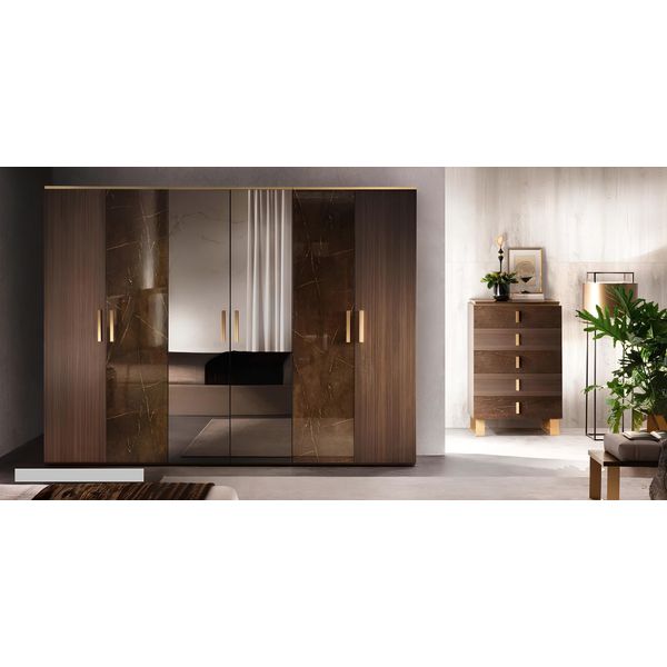 Armadio Di Design Armadi Lucidi Mobili Da Soggiorno Armadi In Legno Nuovo-image