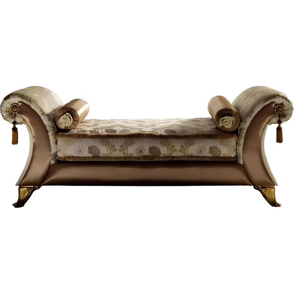 Chaise Lounge Divano Divano Divano Sedile Imbottito Club Arredoclassic-image