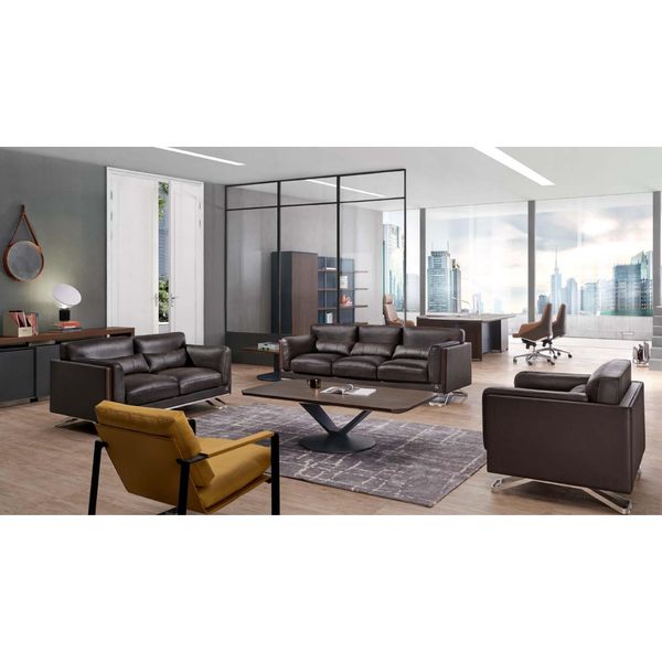 Divani Set Di Design Set Di Sedili Imbottiti 3+1 Couch Lounge Club Sofas Group-image