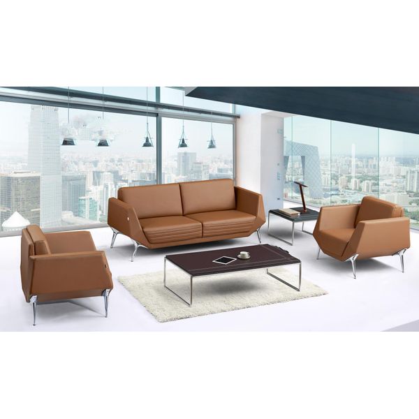 Nuovo Design Tavolino Da Caffè Moderno Tavolo Da Salotto Tavolo In Pelle Design 60X60 Tavolino-image