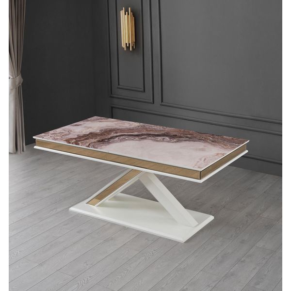 Lusso Tavolo Da Pranzo Tavolo Allungabile Tavoli In Legno Tavoli Moderni Per La Sala Da Pranzo Design Nuovo-image