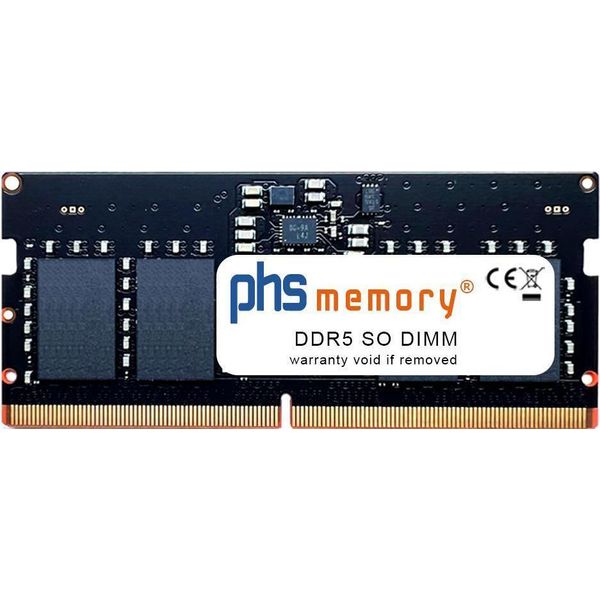 Phs-Memory 8GB Di Memoria Ram Compatibile Con Dell Precision 7680 DDR5 So Dimm 4800Mhz PC5-38400-S (SP473156)-image