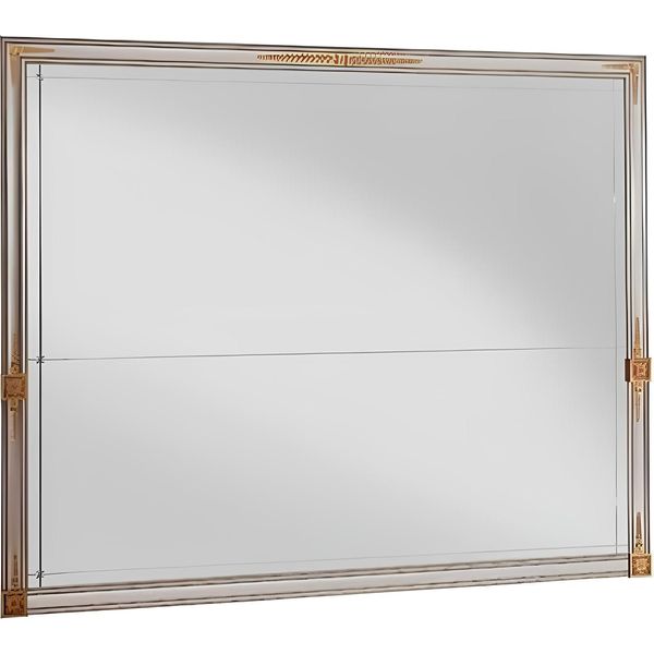 Specchio Con Cornice In Legno Specchio Da Parete Classico Arredamento Da Parete Di Design Arredoclassico-image