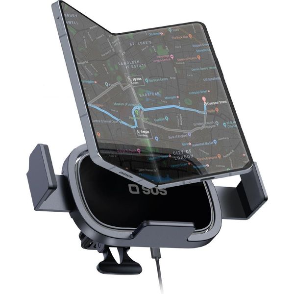 Sbs TESUPWIR15FOLD Supporto Per Personal Communication Supporto Attivo Telefono Cellulare/Smartphone Nero-image