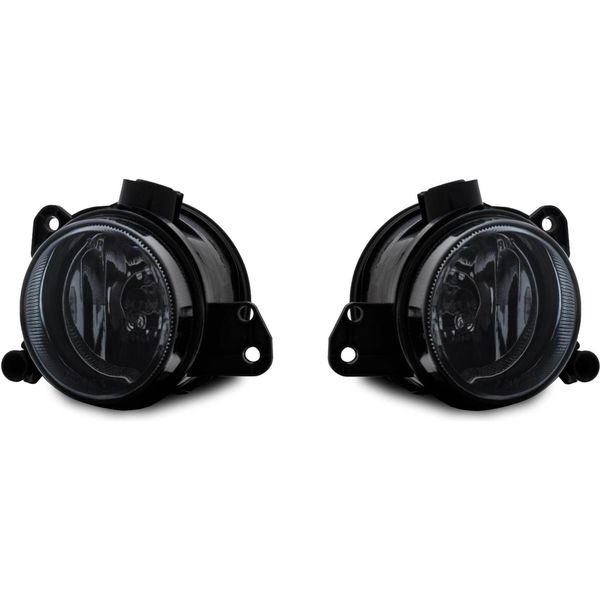 2X Fendinebbia Nsw Nero Fumo H11 Lampadine Set R + L Adatto Per Mercedes-image