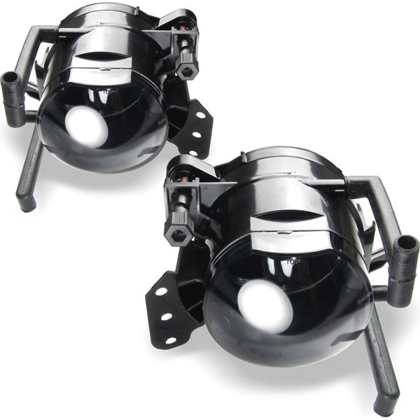 2X Fari Fendinebbia Nsw Vetro Chiaro Nero + Lampadine HB4 Set Per Bmw Serie 5 E60 E61-image