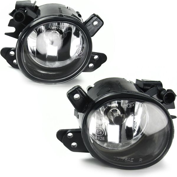 2X Fari Fendinebbia Nsw Vetro Chiaro Cromo Lampadine H11 Adatto Per Mercedes Ml W164-image