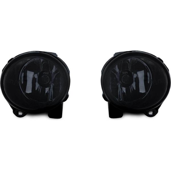 2X Fendinebbia Nero Fumo H11 Lampadine L + R Per Bmw Serie 2 F22 / F23-image