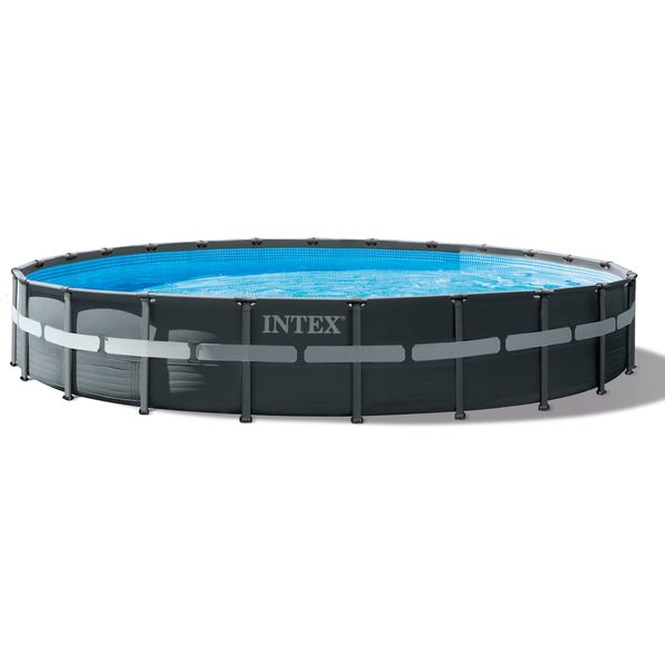Intex 26340GN - Piscina Con Telaio Ultra Xtr (732X132Cm) Piscina Da Giardino Per Allestimento Piscina-image