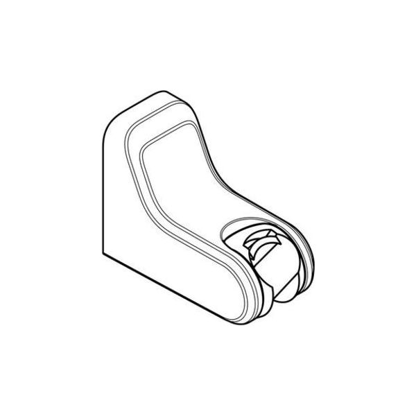 Kludi Freshline Support De Douche Mural, Chrome, 6455205-00, 6455205-00-image