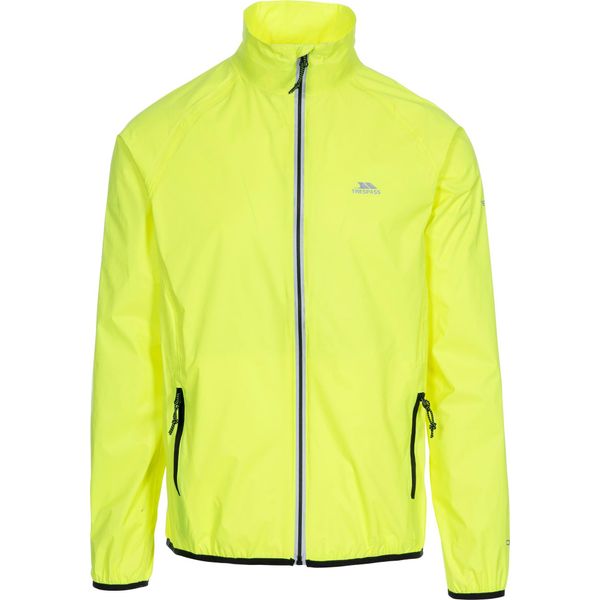 Giacca Da Pioggia Trespass Da Uomo Retract, Impermeabile, Facilmente Stivabile TP4736 (2XL) (Giallo Neon)-image