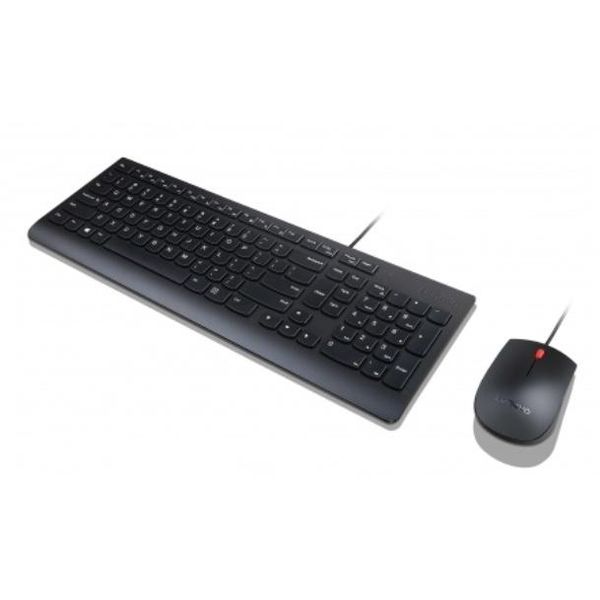 Lenovo Essential Wired Combo - Set Di Tastiera E Mouse - Usb - Turco - Per Chromebook 100E (Seconda Generazione)-image