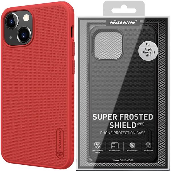 Nillkin Super Smerigliato Scudo Pro Caso Durevole Coprire Iphone 13 Mini Rosso-image