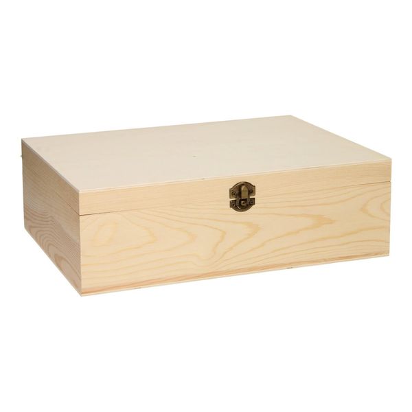Cassa Da Vino Hobbygruppe In Legno Di Pino, A4, 33,5 X 24,5 X 10,3 Cm-image