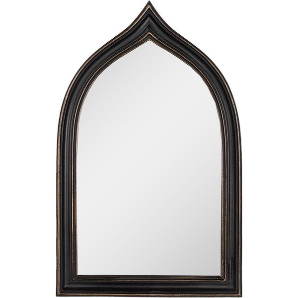 Specchio Clayre & Eef 17X2X26 Cm Marrone Nero Poliresina-image