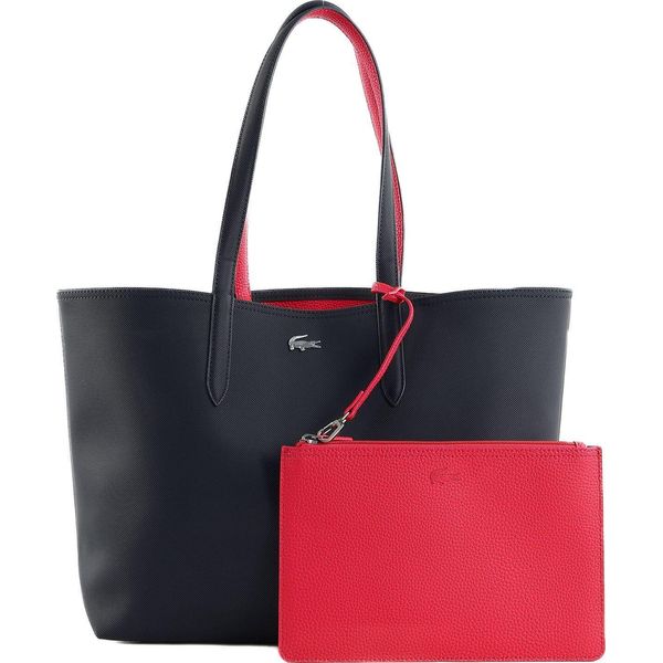Lacoste Borsa A Tracolla Borsa Shopper Anna Shopping Bag Abimes Petunia Blu Scuro Viola-image