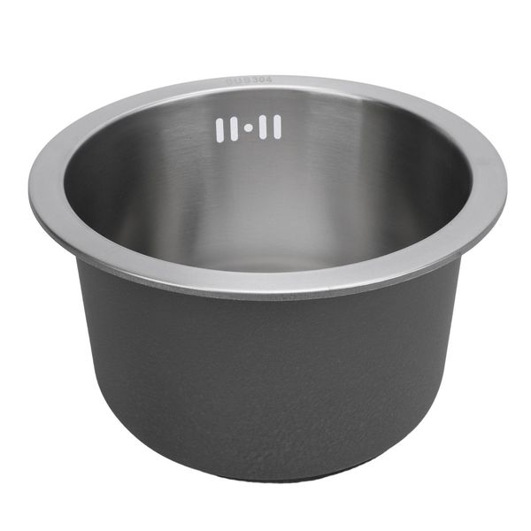 Lavello Da Cucina In Acciaio Inox, Lavello Da Cucina, Mini Lavello Da Cucina Rotondo, Lavello Da Cucina A Vasca Singola, Lavello Da Cucina Sottopiano, Lavello Da Bar Umido A Bacino Rotondo, Lavello Da Cucina A Bacino Singolo-image