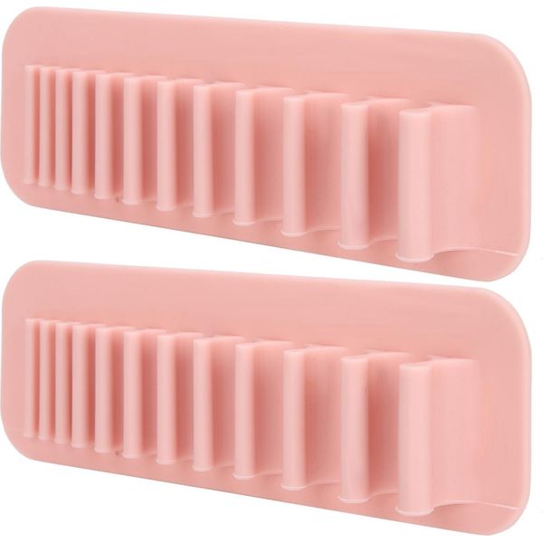 Cremagliera Di Stoccaggio Del Pennello Di Trucco, Cremagliera D'asciugatura Cosmetica Del Pennello, Cremagliera Di Stoccaggio Dello Spazzolino Da Denti, Organizzatore Del Pennello Di Trucco, Cremagliera A Muro Del Pennello Cosmetico, Cremagliera D'asciugatura Del Pennello Di Trucco-image