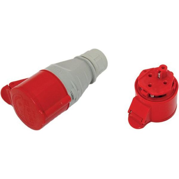 Presa Portatile Isolata A Connessione Rapida 32A 400V 3P+N+Z IP44-image