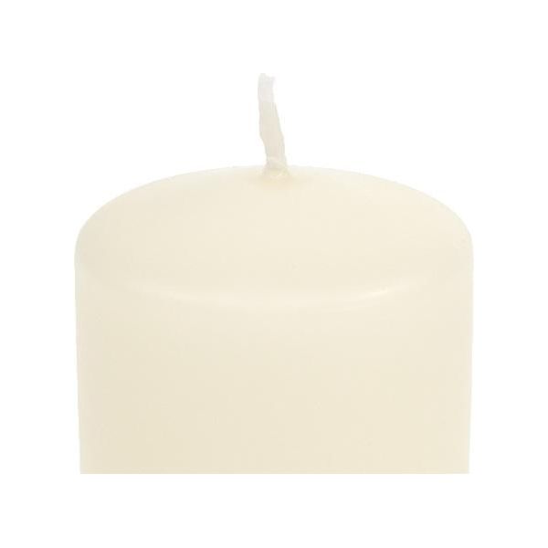 Set Di 4 Candele Cilindriche Color Crema - Eleganti Candele Da Tavola 130/100 Mm, Lunga Durata, Candele Decorative E D'atmosfera, 4 Pezzi-image