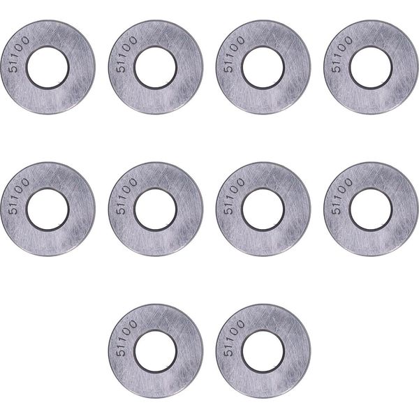 10PCS Velivoli Spinta Cuscinetto A Sfera Di Alta Precisione Rimovibile Miniatura Assiale Metallo Kit Di Cuscinetti51100-image