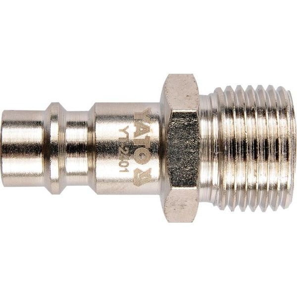 Yato YT-2401 Kupplung Und Anschluss FüR Pneumatische Maschine Nickel Stahl AußEngewinde (AußEn) 3/8" 1 StüCk(E)"-image