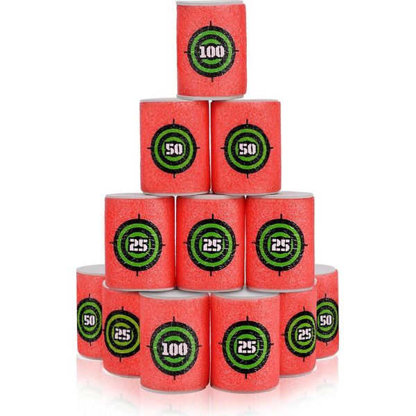 Set Di Lancio Di Bersagli Per Bambini, 6 Pezzi In Morbido Eva, Per Giochi Di Lancio Al Chiuso E All'aperto-image