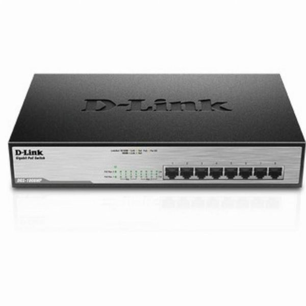 D-Link DGS-1008MP D-Link DGS-1008MP Poe/Ge/Unm/08 | 8X Poe+, Budget Poe 140W-image