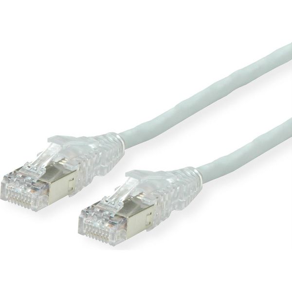 Daetwyler - Cavo Patch - Da RJ-45 (M) A RJ-45 (M) - 15 M - Sftp, Pimf - Cat 6 - Senza Alogeni, A Trefoli - Grigio (21.05.0615-image