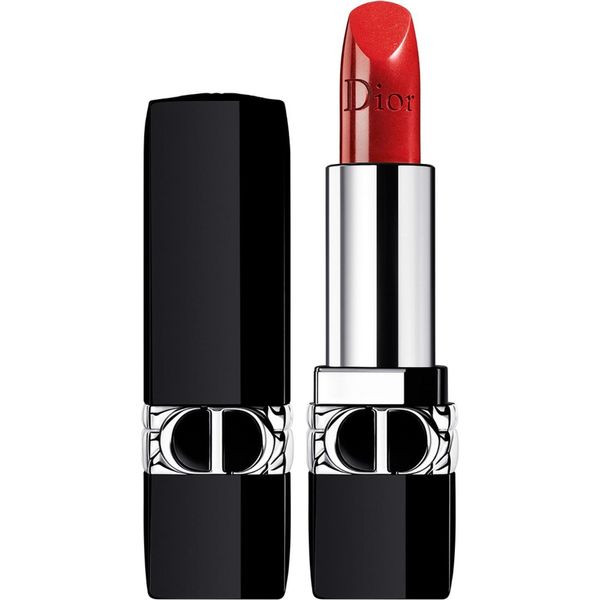Christian Dior, Couture Colour, Metallic, Cream Lipstick, 999, Red, Refillable, 3.5 G-image