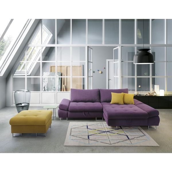 Eleganc Divano Angolare A L In Tessuto Divano Soggiorno Design Moderno Divani Nuovi-image