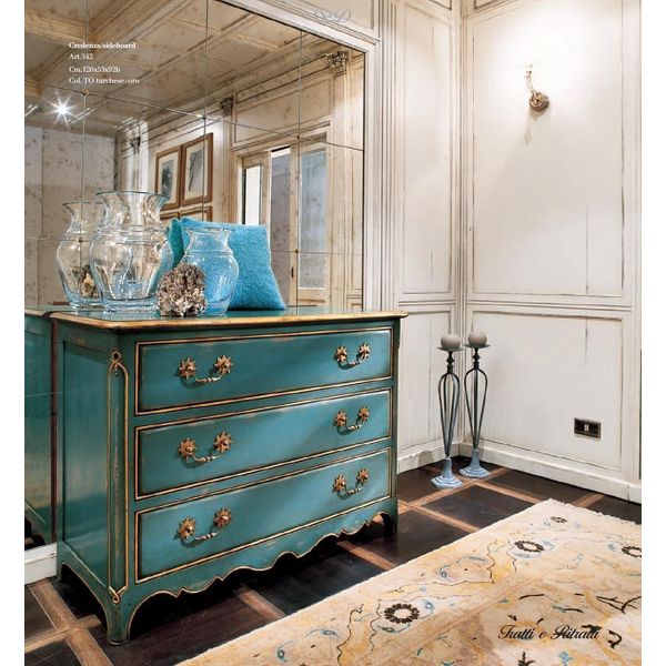 Mobili Credenza Stile Antico Legno Lusso Nuova Cassettiera Armadio Credenza-image