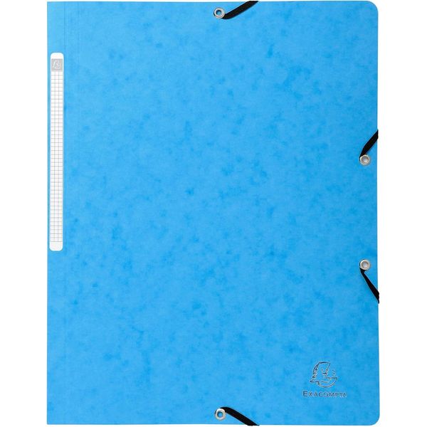 25X Cartella Angolare Exacompta, Din A4, Cartone, Turchese-image