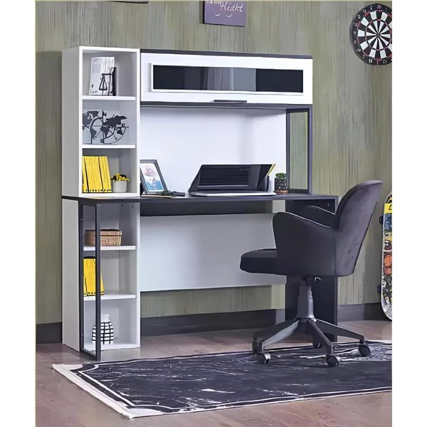Scrivania Tavolo 130X60X171 Scrivanie Tavoli Mobili Legno Computer-image
