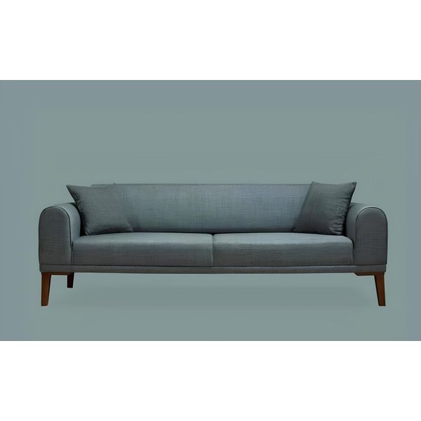 Divano 3 Posti Divano Moderno Divani Imbottiti Divano Di Design Divano Tre Posti Nuovo Legno-image