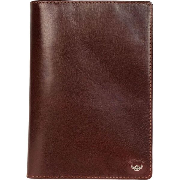 Golden Head Pelle Caso Di Identificazione Colorado Rfid Breast Pocket Wallet Tabacco Marrone-image