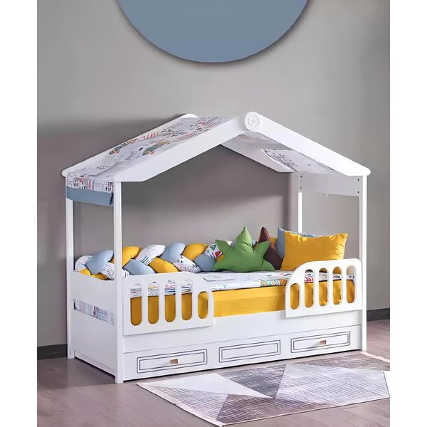Letti Per Bambini Legno Camera Da Letto Mobili Piatti Nuovo Letto Bambini Camera Giovani-image