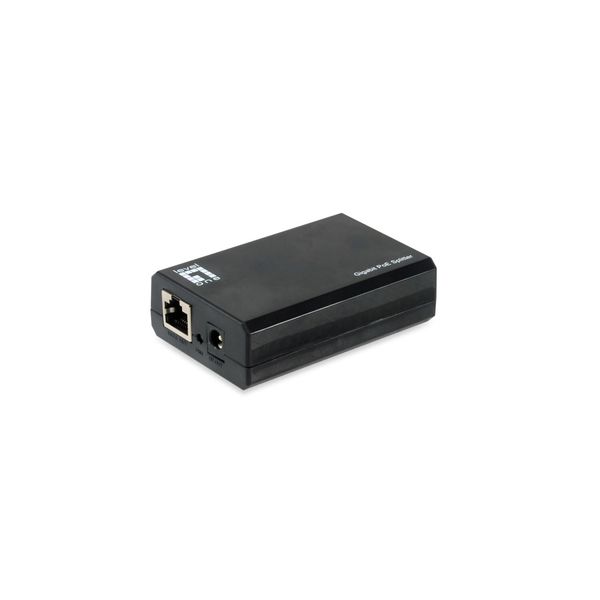 Splitter Poe Levelone Gigabit Ieee802.3Bt - Ieee 802.3Af - Ieee 802.3At - Ieee 802.3Bt - 10/100/1000Base-T(X) - Nero-image